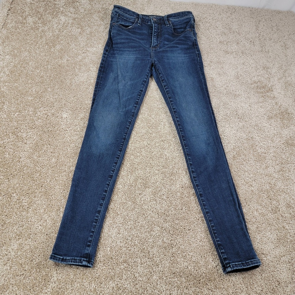Abercrombie & Fitch Simone High Rise Super Skinny Jeans Size 26 Dark Wash Denim